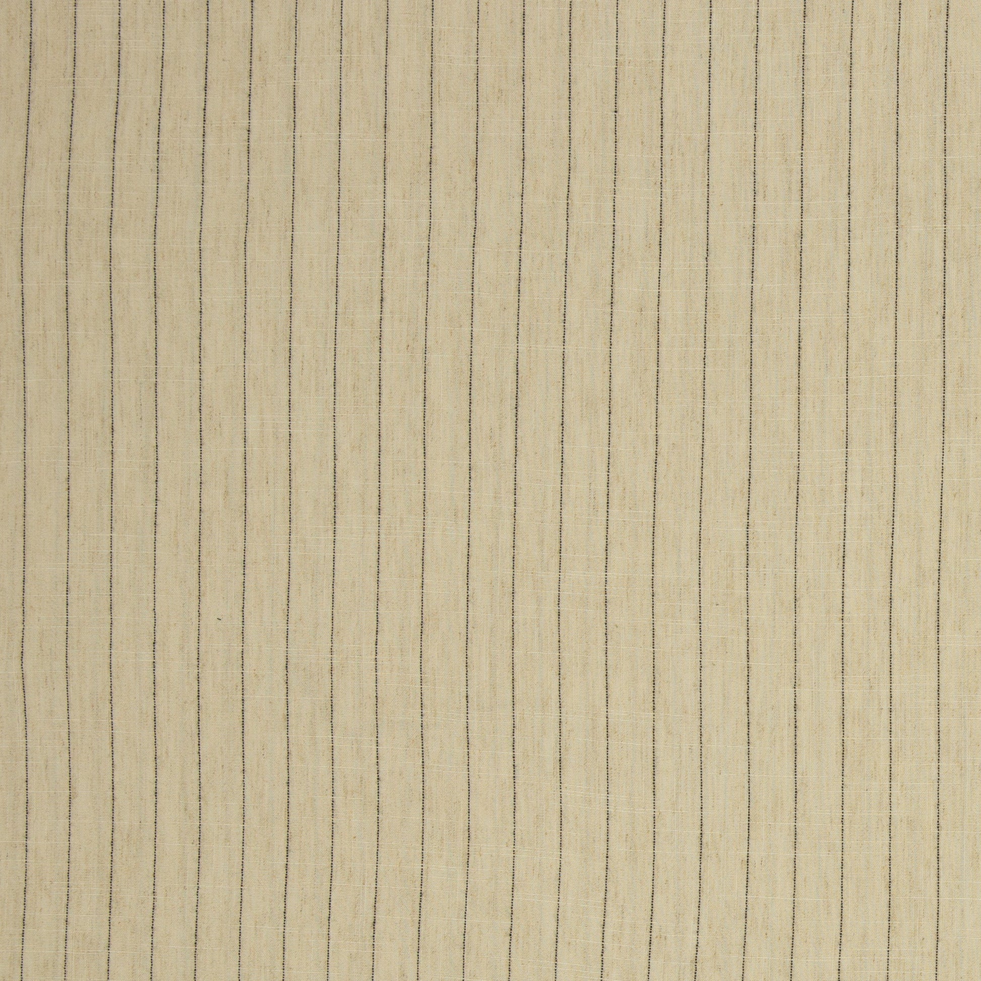 Linen with viscose - stripes on a natural beige background 200 g/m²