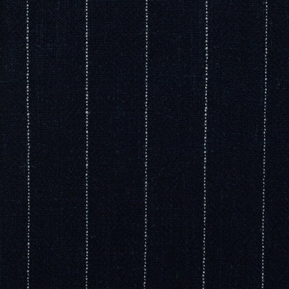 Lined with viscose - stripes on a dark blue background 200 g/m²