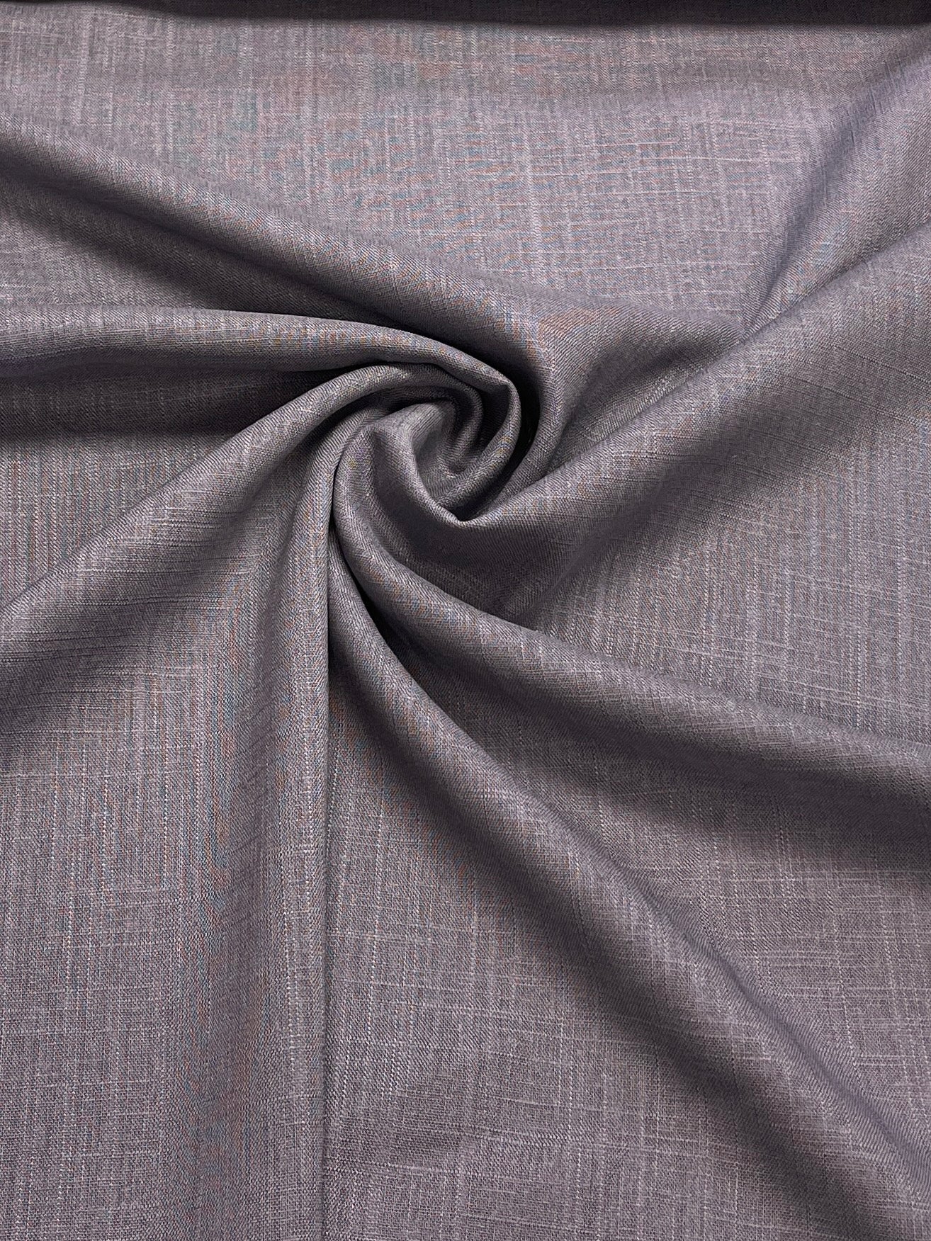 Linen with viscose - steel grey 200 g/m²