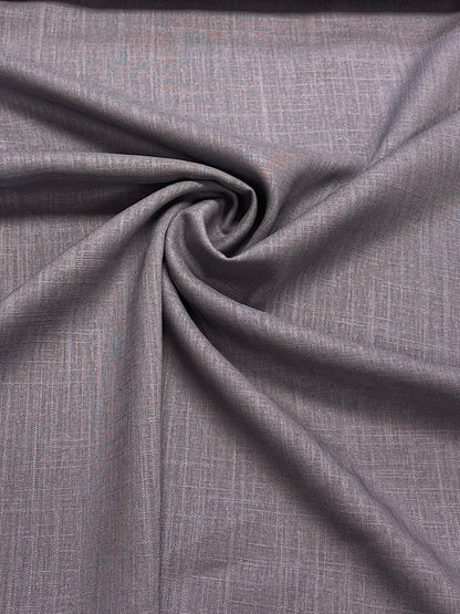 Linen with viscose - steel grey 200 g/m²