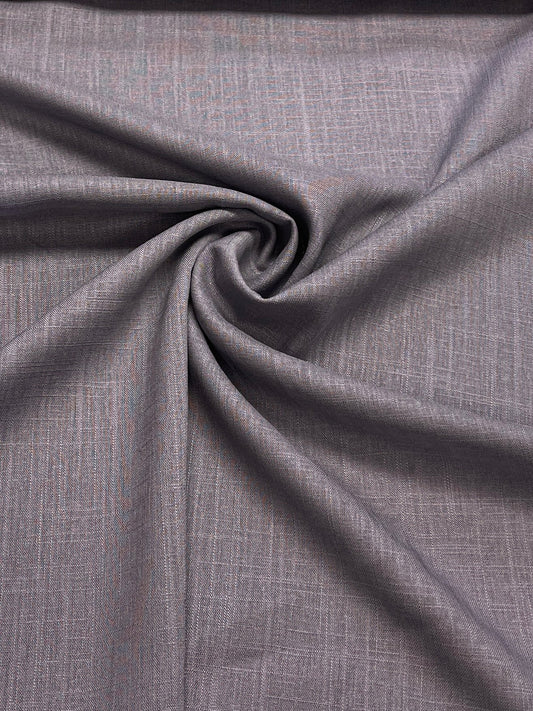 Linen with viscose - steel grey 200 g/m²
