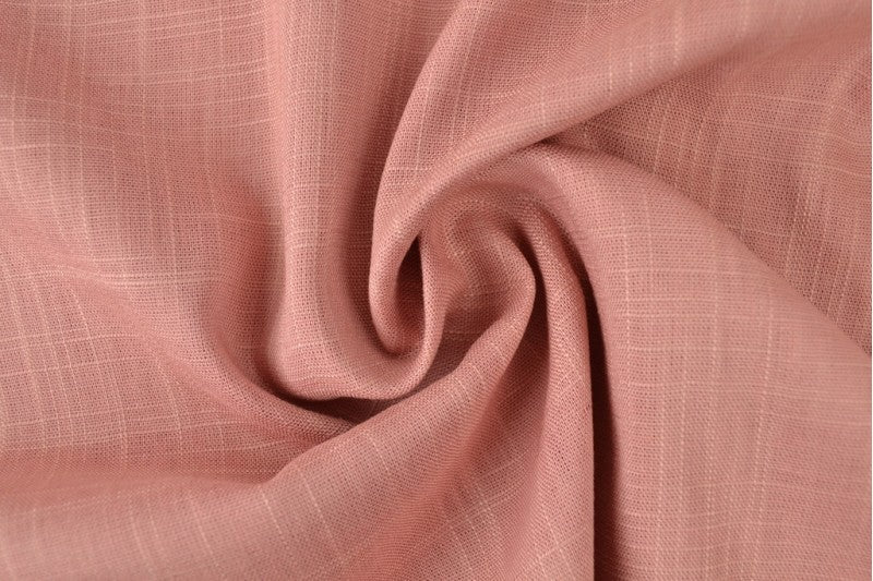 Linen with viscose - old rose 200 g/m²