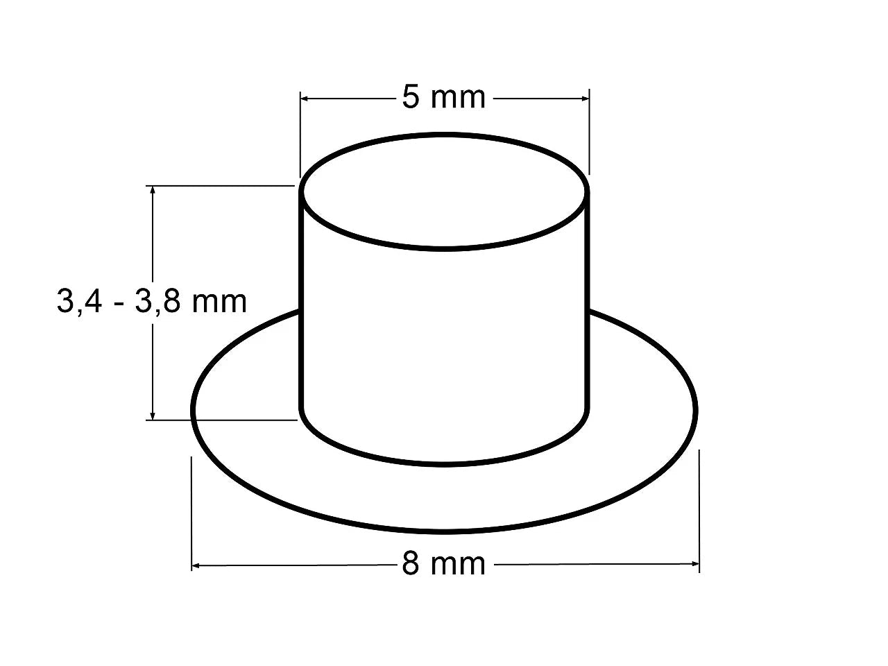 Image of Luversu, ring set with tool Ø5 / Ø8 mm – available at Šarlotes audumi