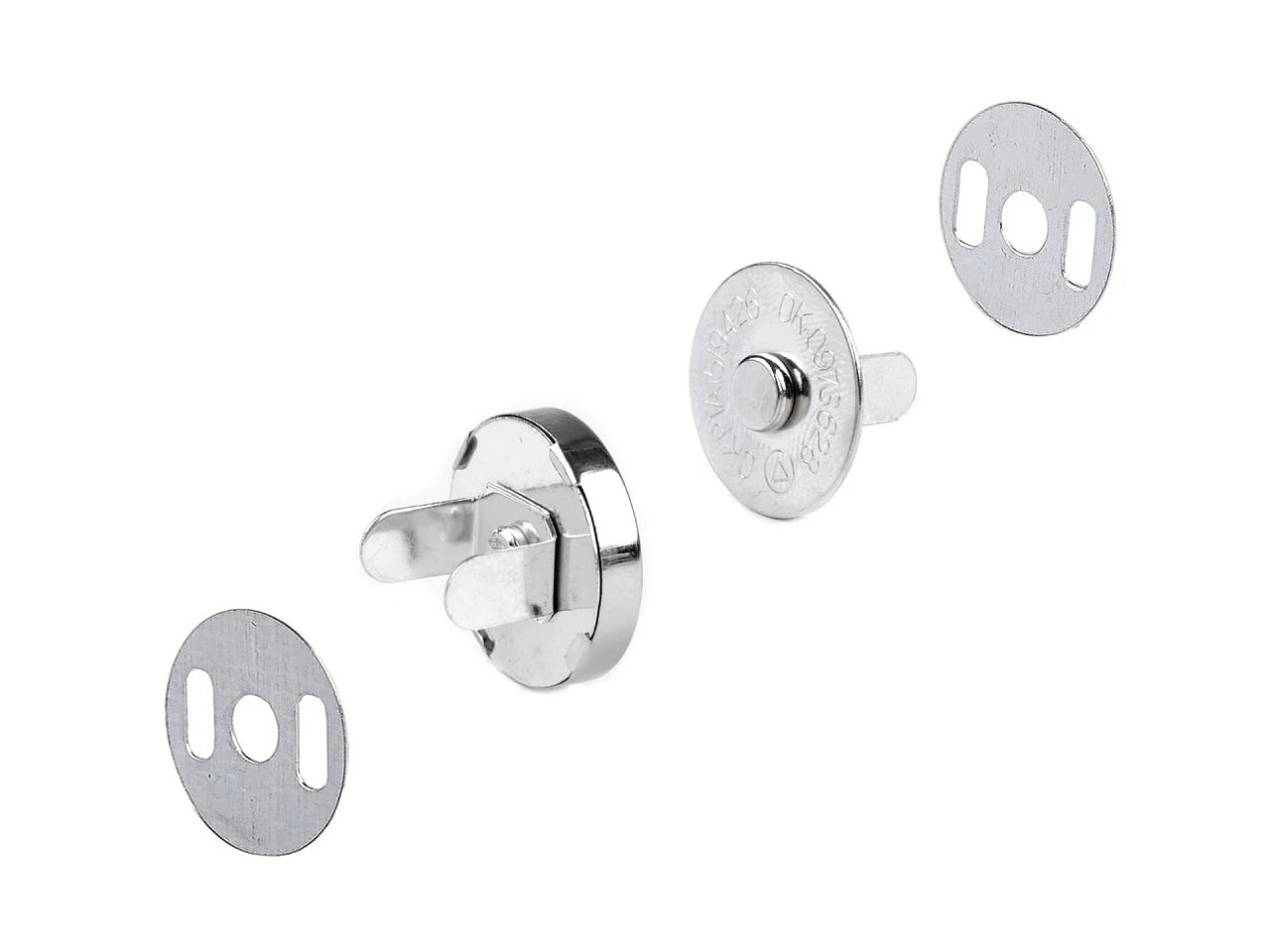 Magnetic closure Ø18 mm, set of 5 pcs.