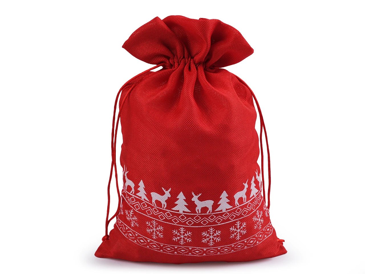 Image of a patterned bag | 20×30 cm| in assorted shades – available at Šarlotes audumi