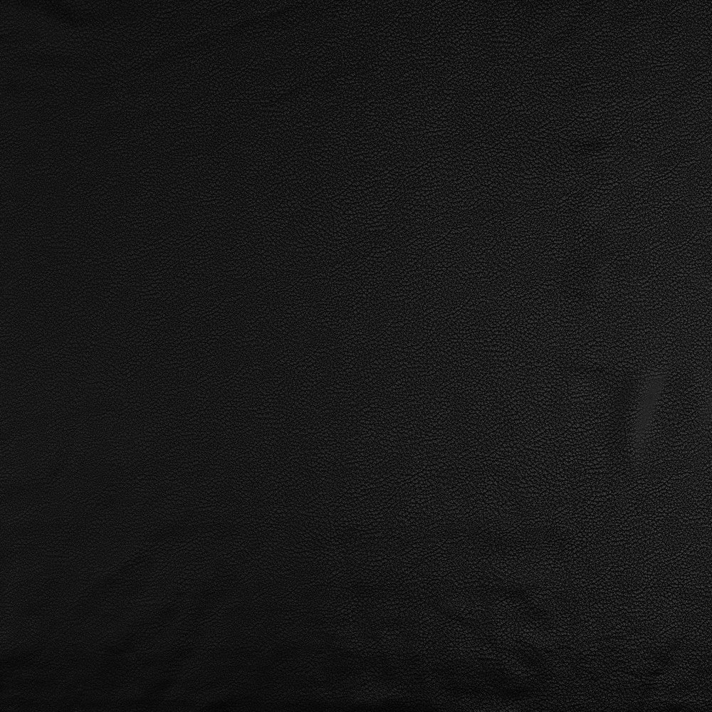Faux leather with elastane - black 250 g/m²