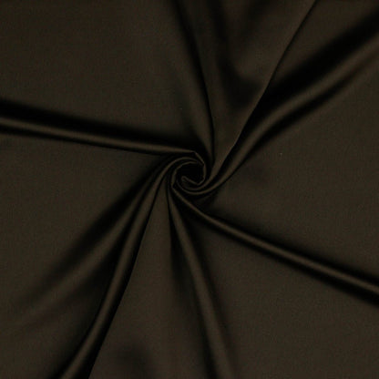 Artificial silk fabric - chocolate brown 140 g/m²