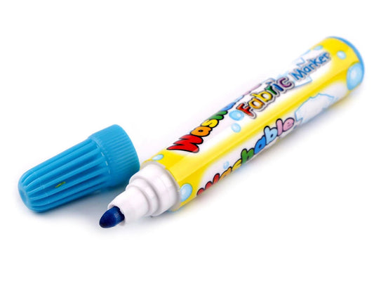 Image with marker - textile marker – available at Šarlotes audumi