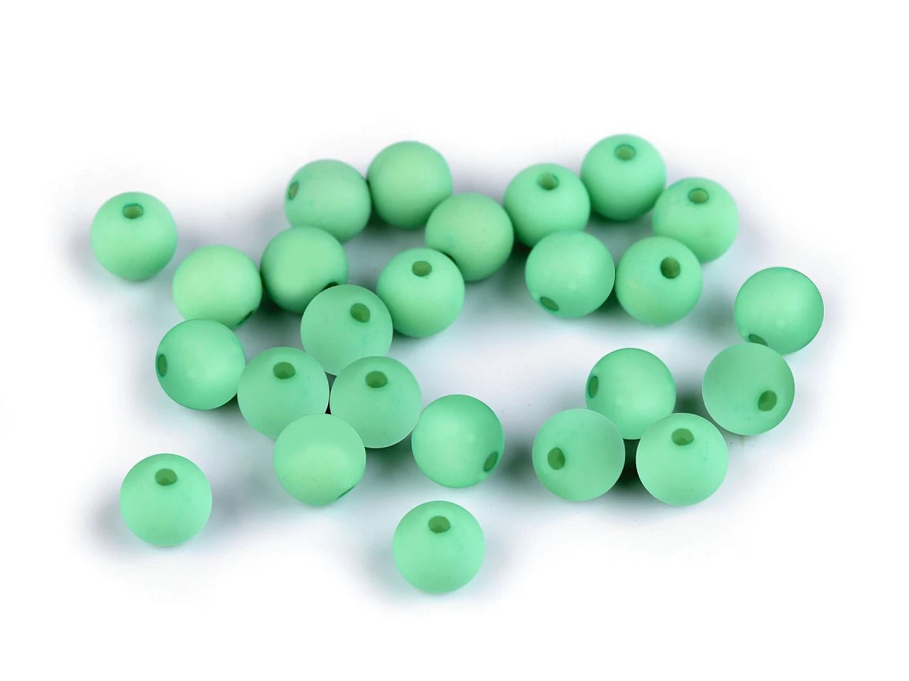 Matte acrylic beads Ø8 mm 25 pcs | assorted shades