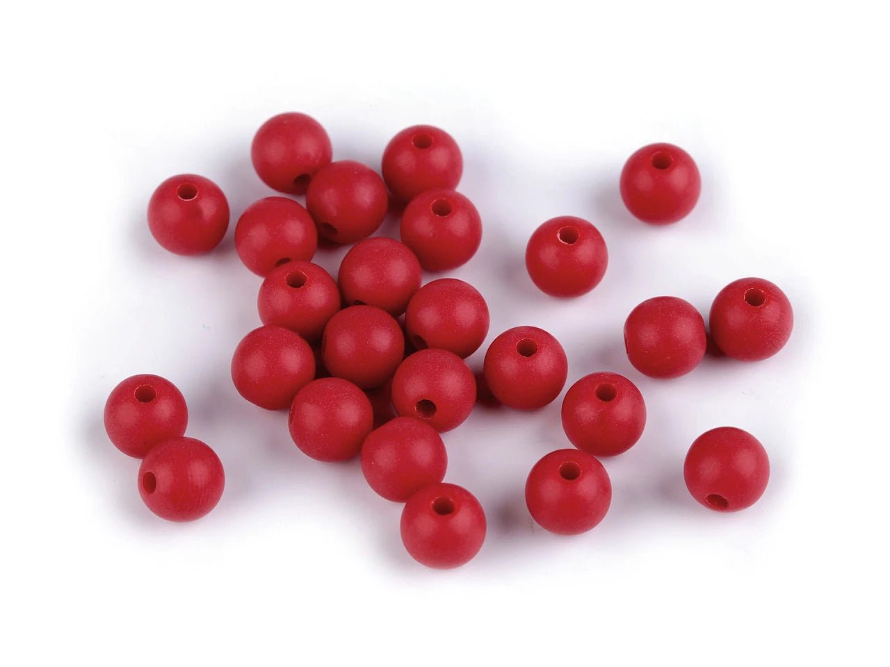 Matte acrylic beads Ø8 mm 25 pcs | assorted shades