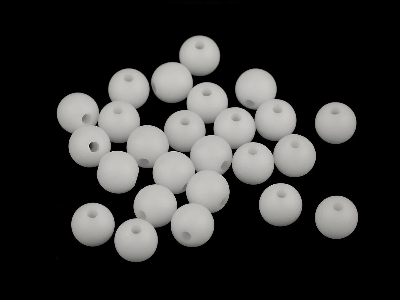 Matte acrylic beads Ø8 mm 25 pcs| assorted shades