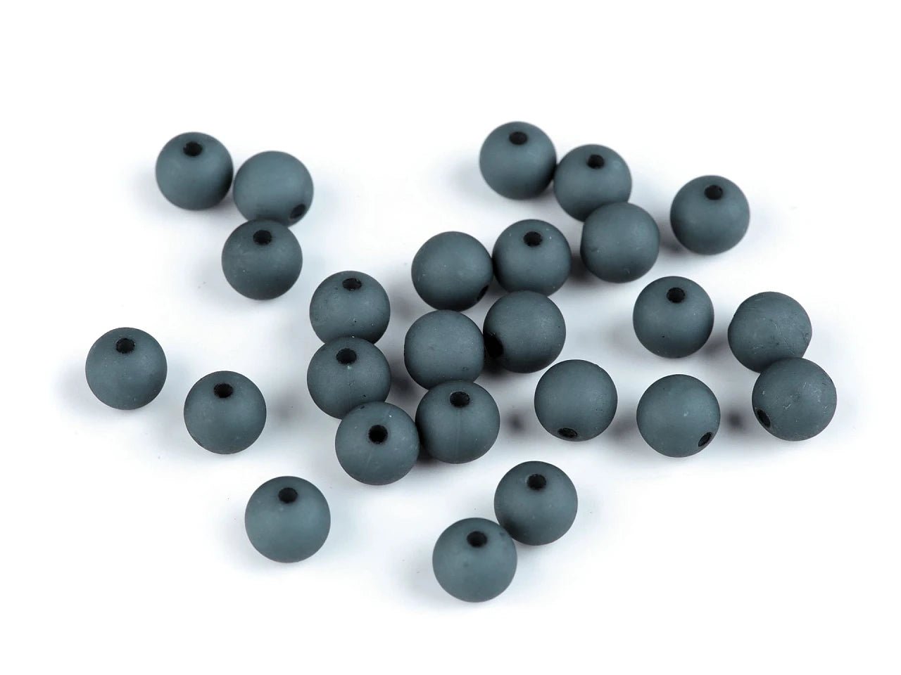 Matte acrylic beads Ø8 mm 25 pcs | assorted shades