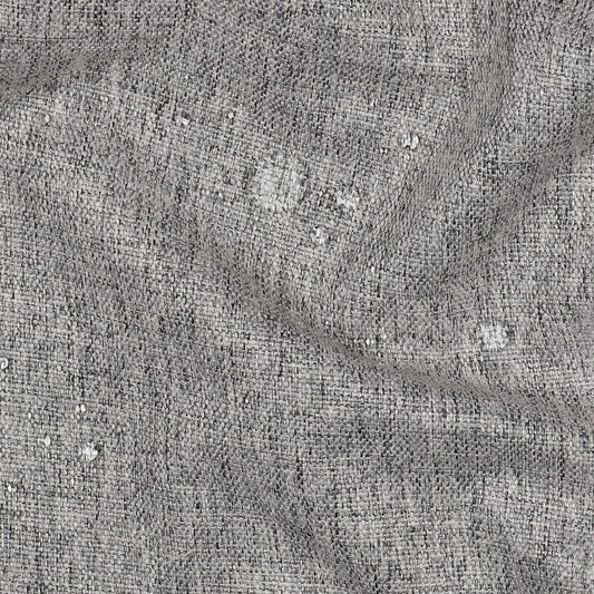 Waterproof furniture fabric - light grey melange 220 g/m²