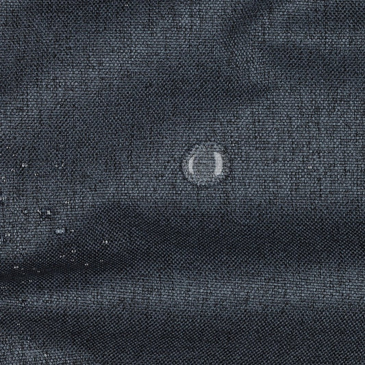 Furniture fabric waterproof - dark blue melange 220 g/m²