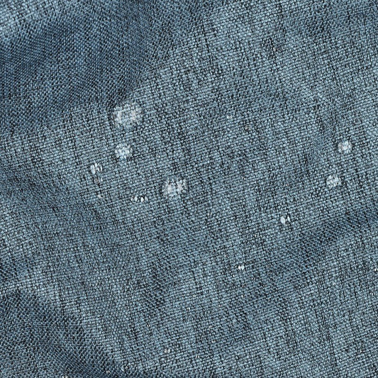 upholstery fabric, waterproof - blue melange 220 g/m²