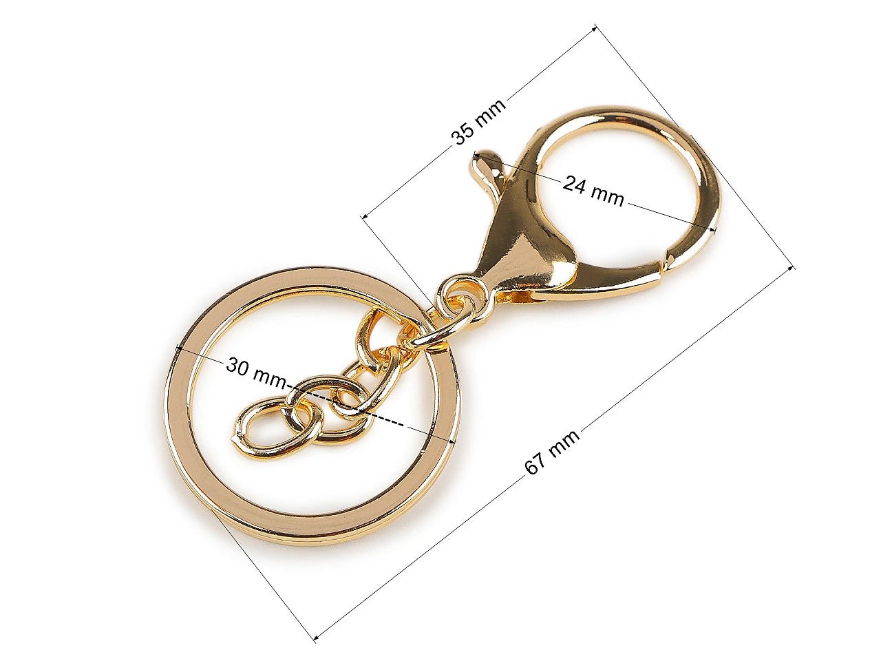 alt
Metal keychain clip|24 x 35 mm| gold or silver