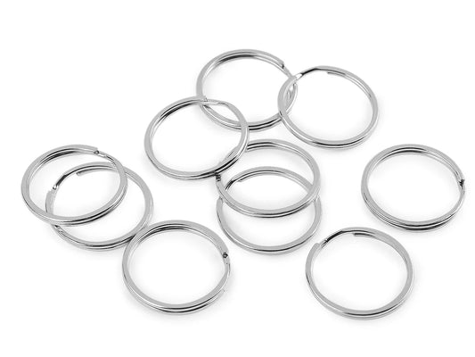 Metal key ring |Ø25 mm| 10 pcs.