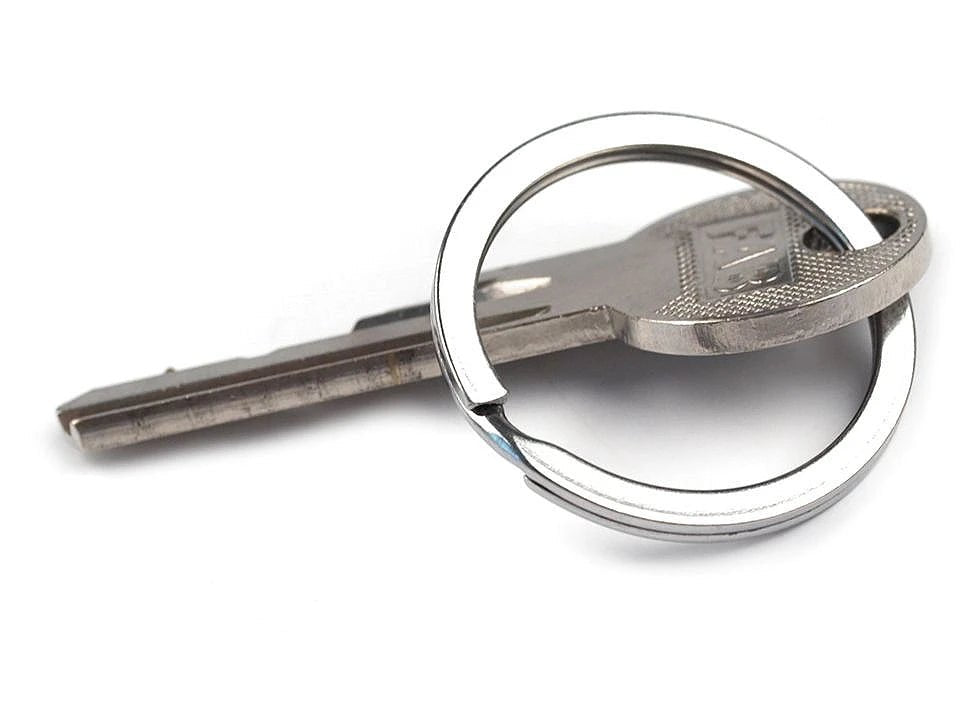 Metal key ring |Ø30 mm| 10 pcs.| assorted colors