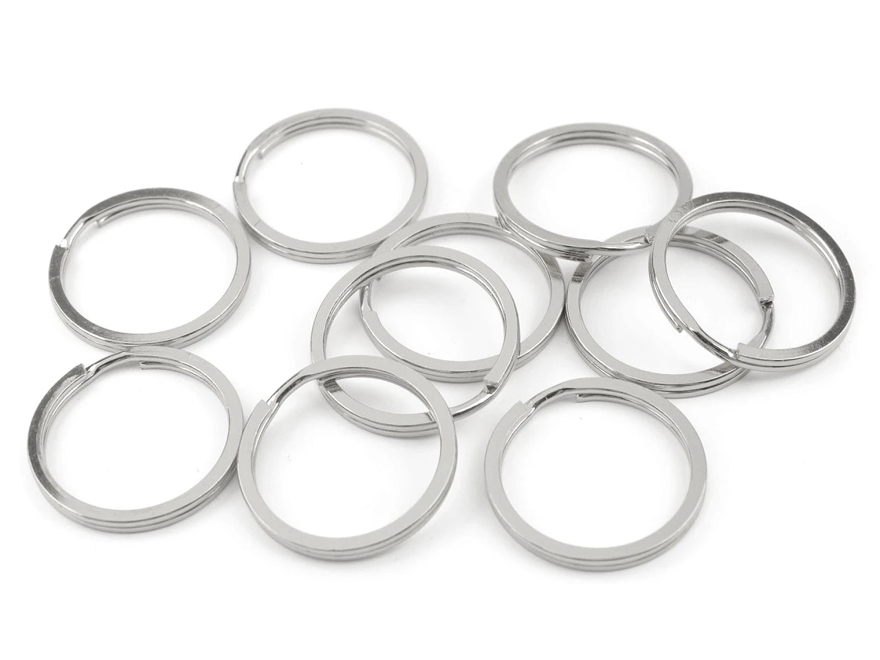 Metal keychain ring |Ø30 mm| 10 pcs.| assorted colors