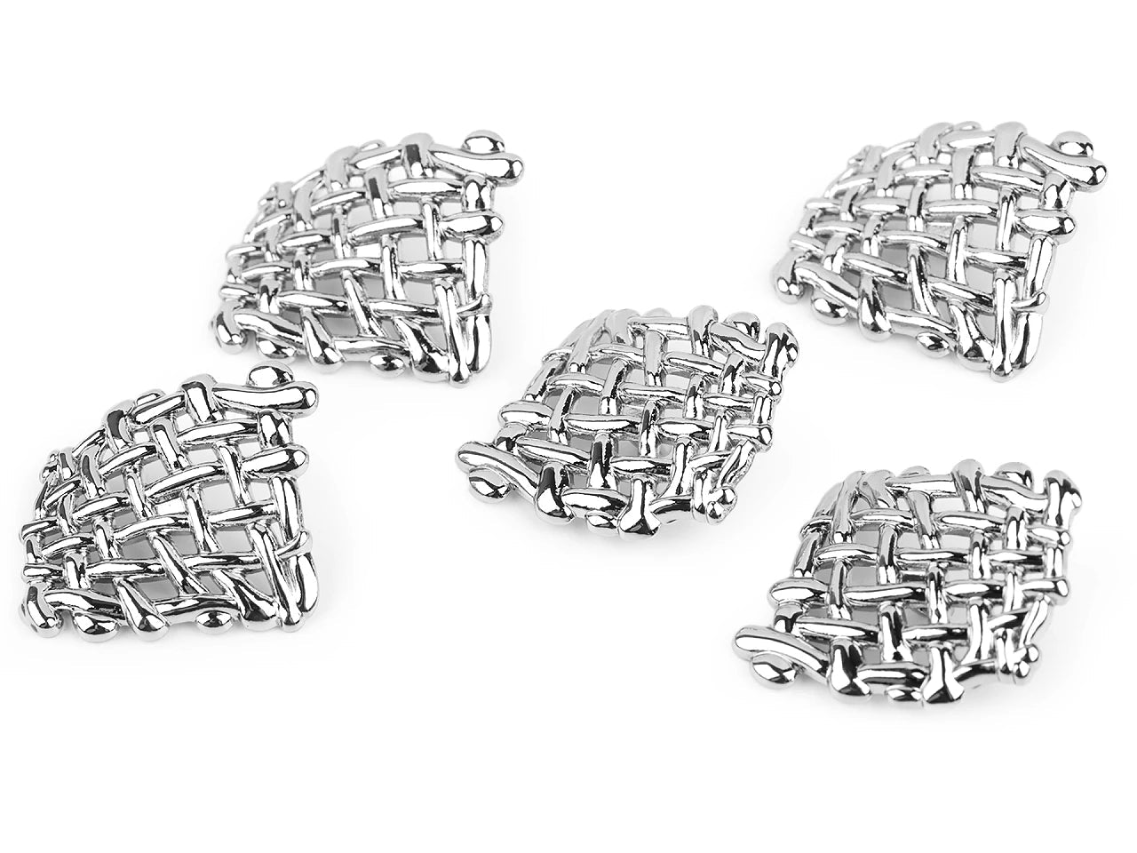 Image of metal decorative buttons with shank, 30 mm – available at Šarlotes audumi