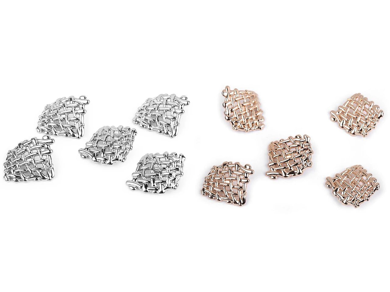 Image with metal decorative button with shank, 30 mm – available at Charlotte's Fabrics