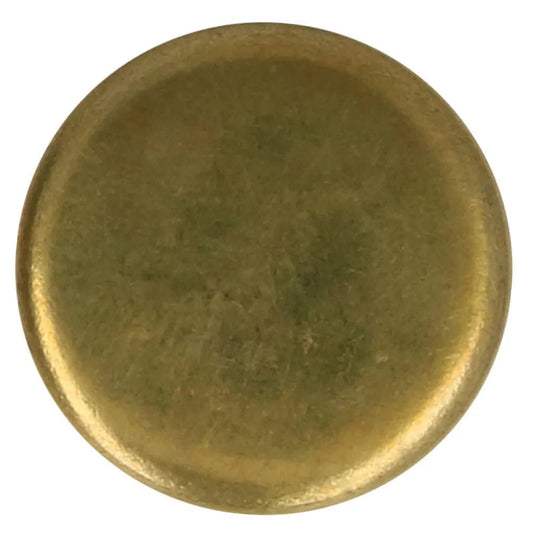 Metal denim button 14 mm - metallic gold