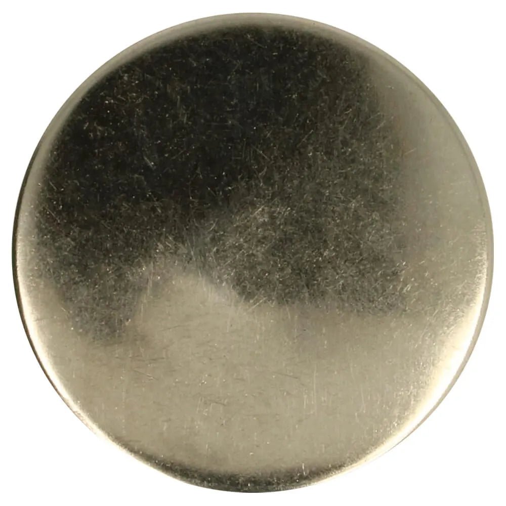 Metal jeans button 25 mm - silver