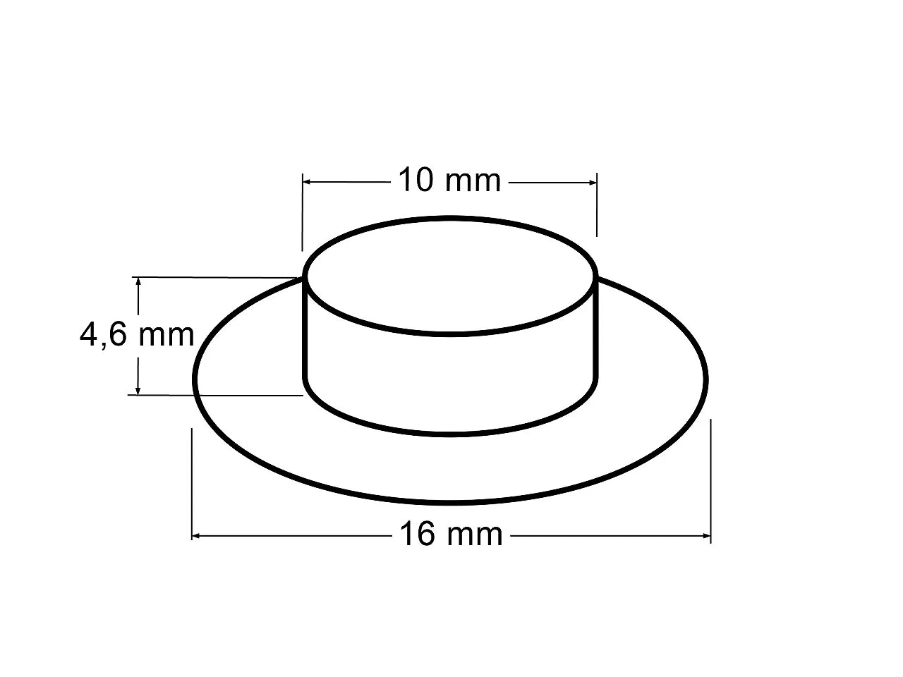 Metal rings, eyelets 10 mm |10 pcs | assorted colors