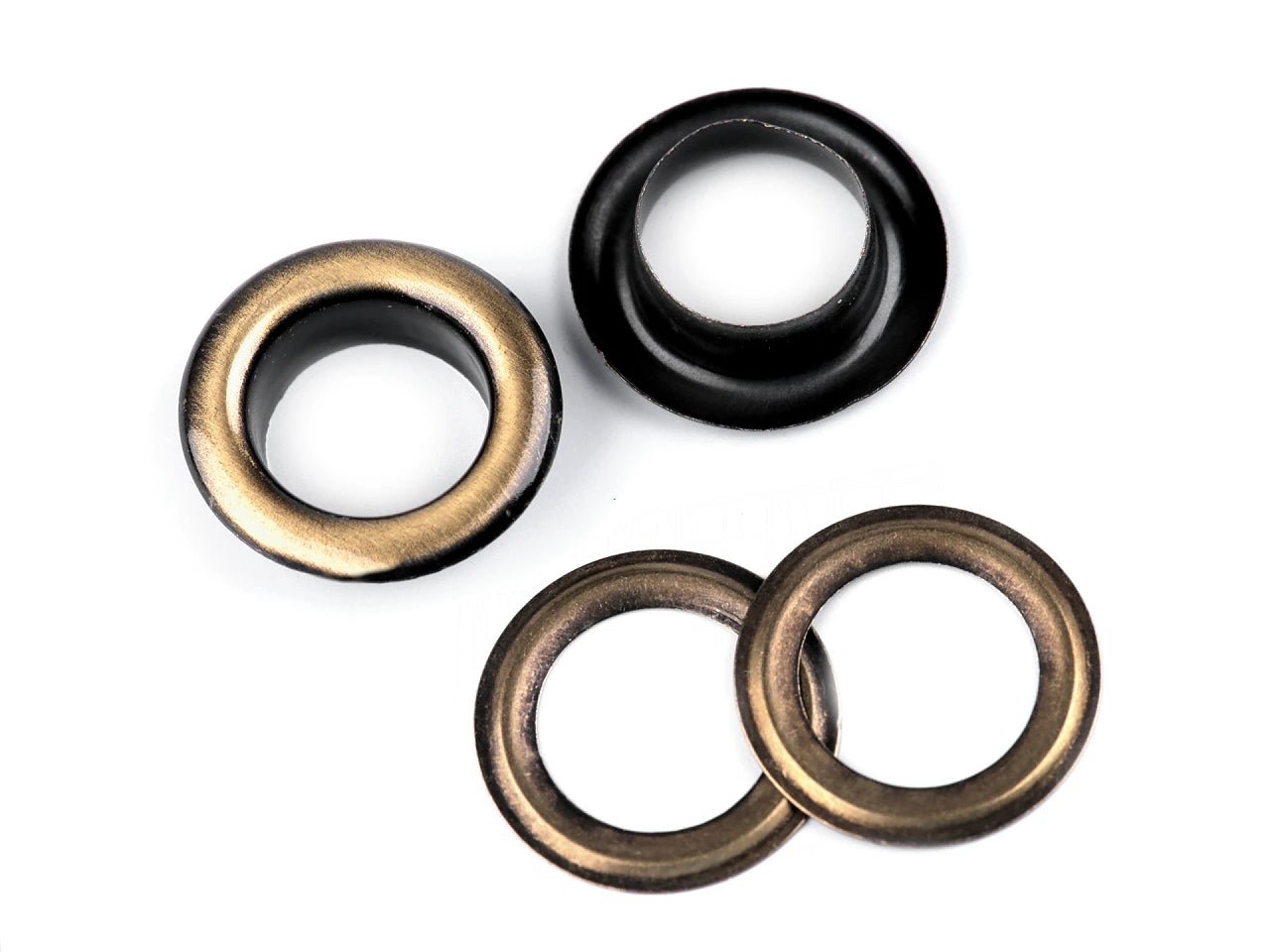 Metal rings, eyelets 10 mm |10 pcs | assorted shades