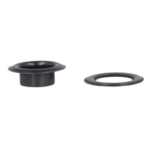Metal rings, eyelets 14 mm (10 pcs.) Milward - black