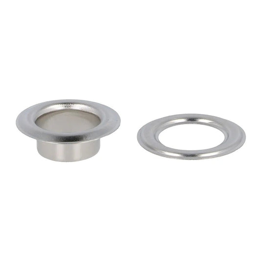 Metal rings, eyelets 14 mm (10 pcs) Milward - silver