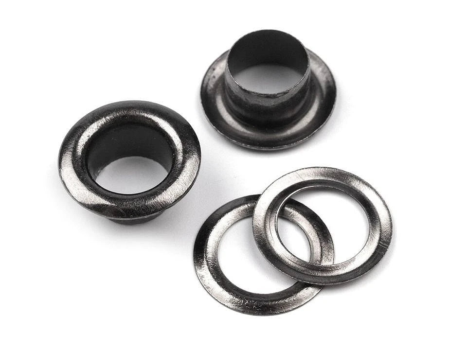 Metal rings, eyelets 6 mm |100 pcs.| assorted colours