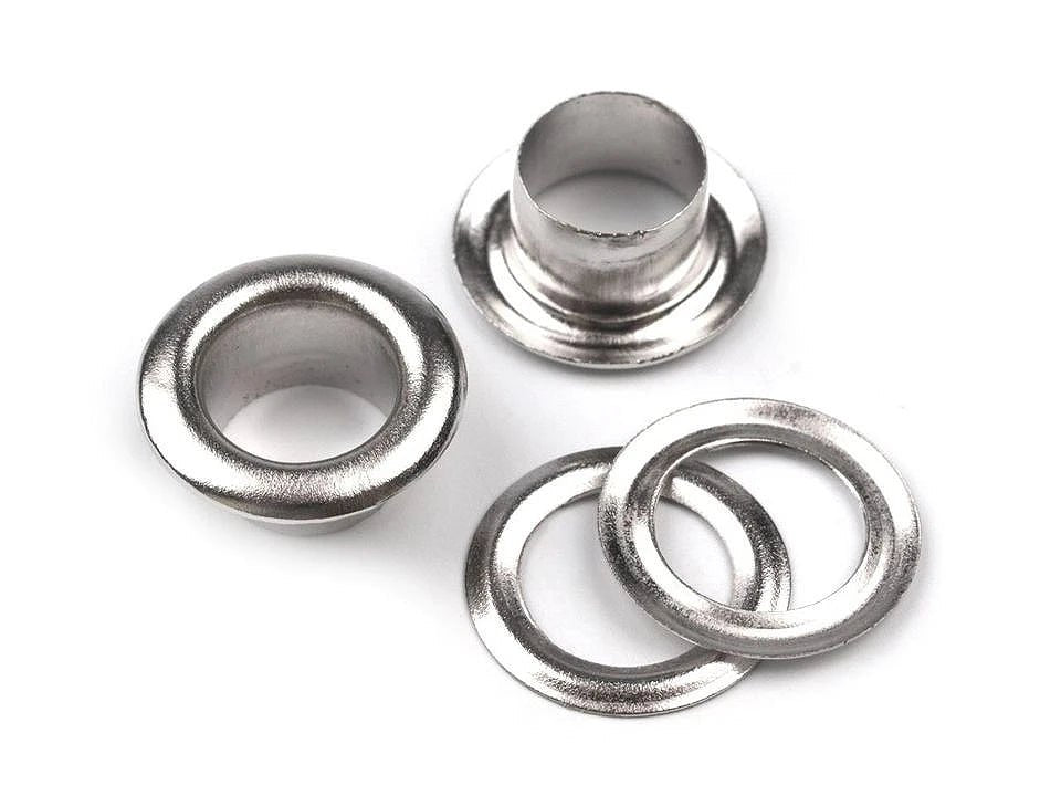 Metal eyelets, 6 mm |100 pcs.| assorted colours