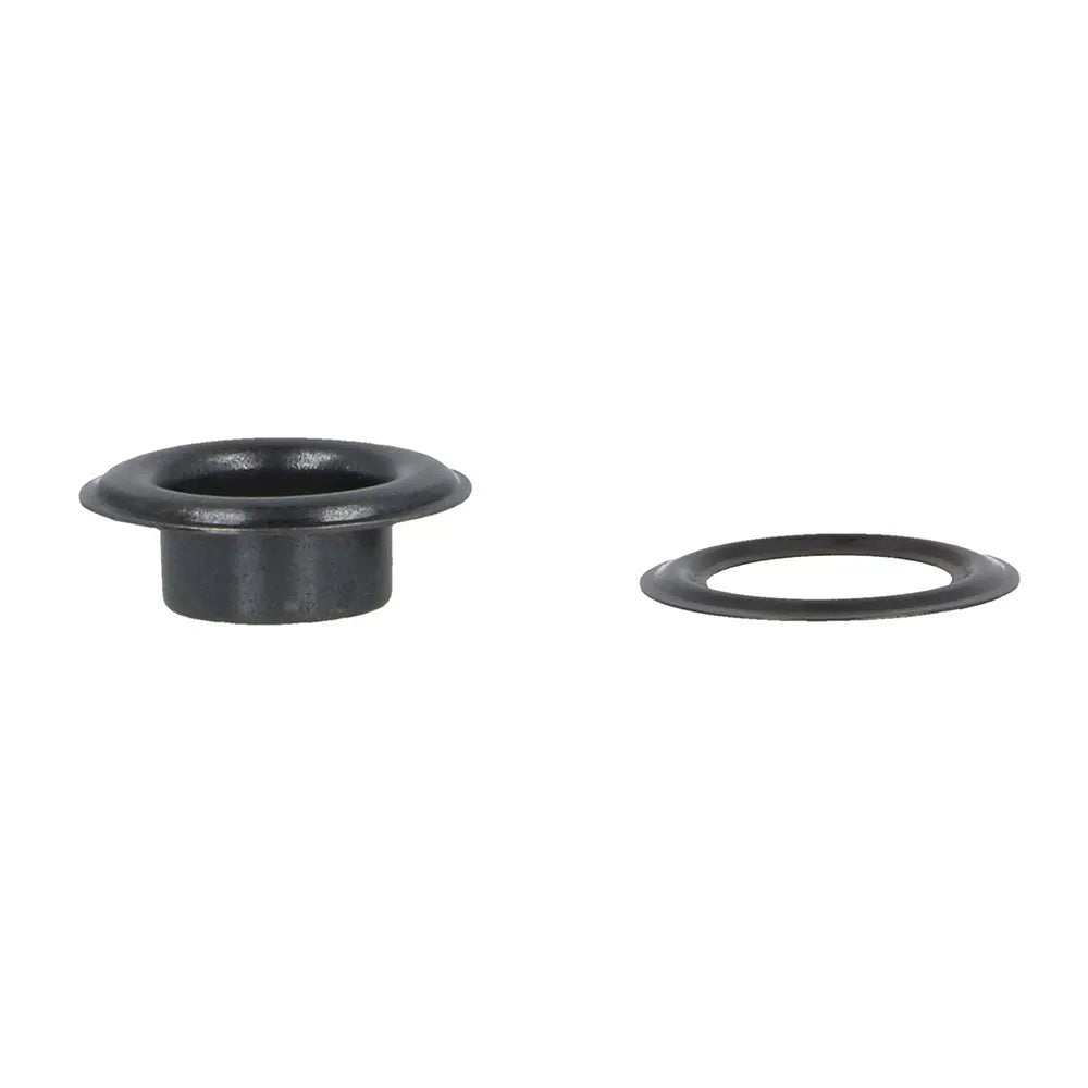 Metal rings, eyelets 8.7 mm (24 pcs.) Milward - black