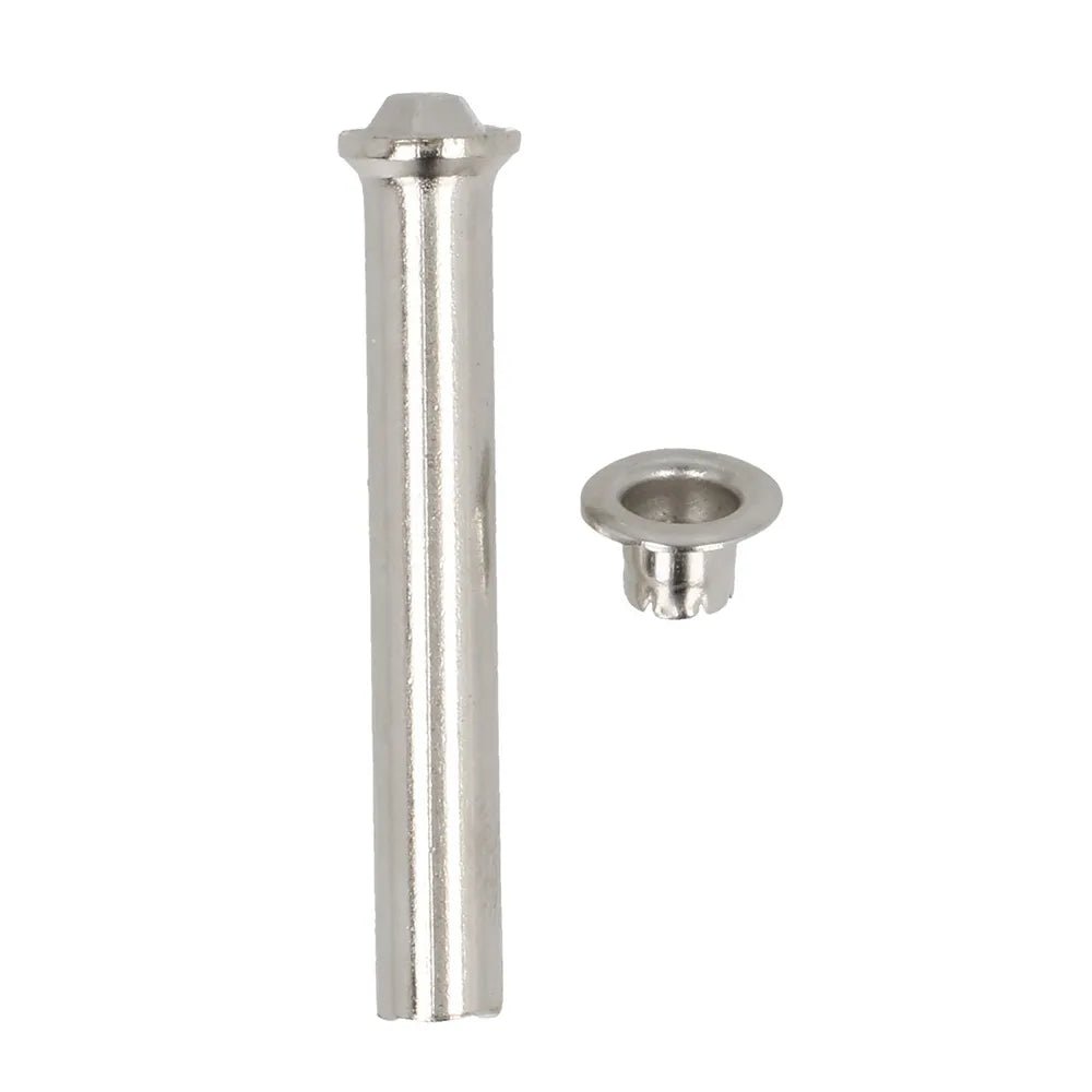 Metal eyelets with tool Ø 5.5mm (40 pcs) Milward - silver