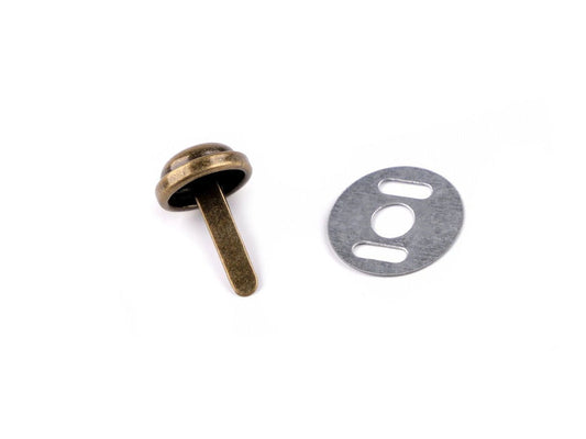 Metal feet for bags Ø10 mm - antique (pack of 10)