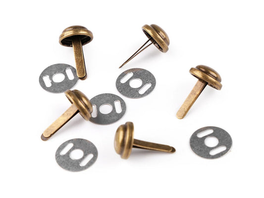 Metal bag feet Ø12 mm-antique (pack of 10)