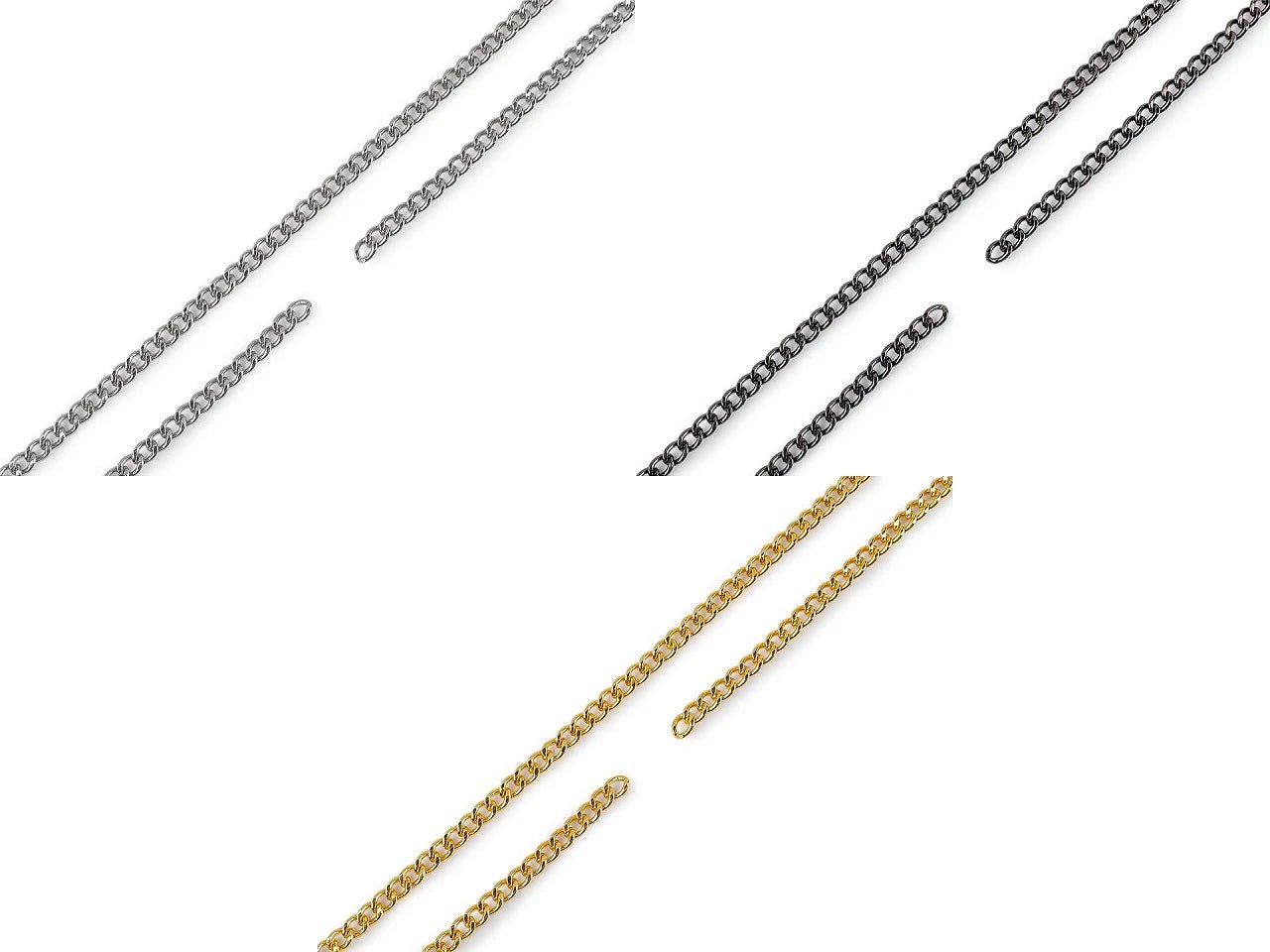 Image of metal handbag chain 120 cm | various colours – available at Charlotte's Fabrics