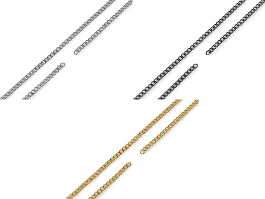Image of metal chain for handbag 120 cm | assorted colors – available at Šarlotes audumi