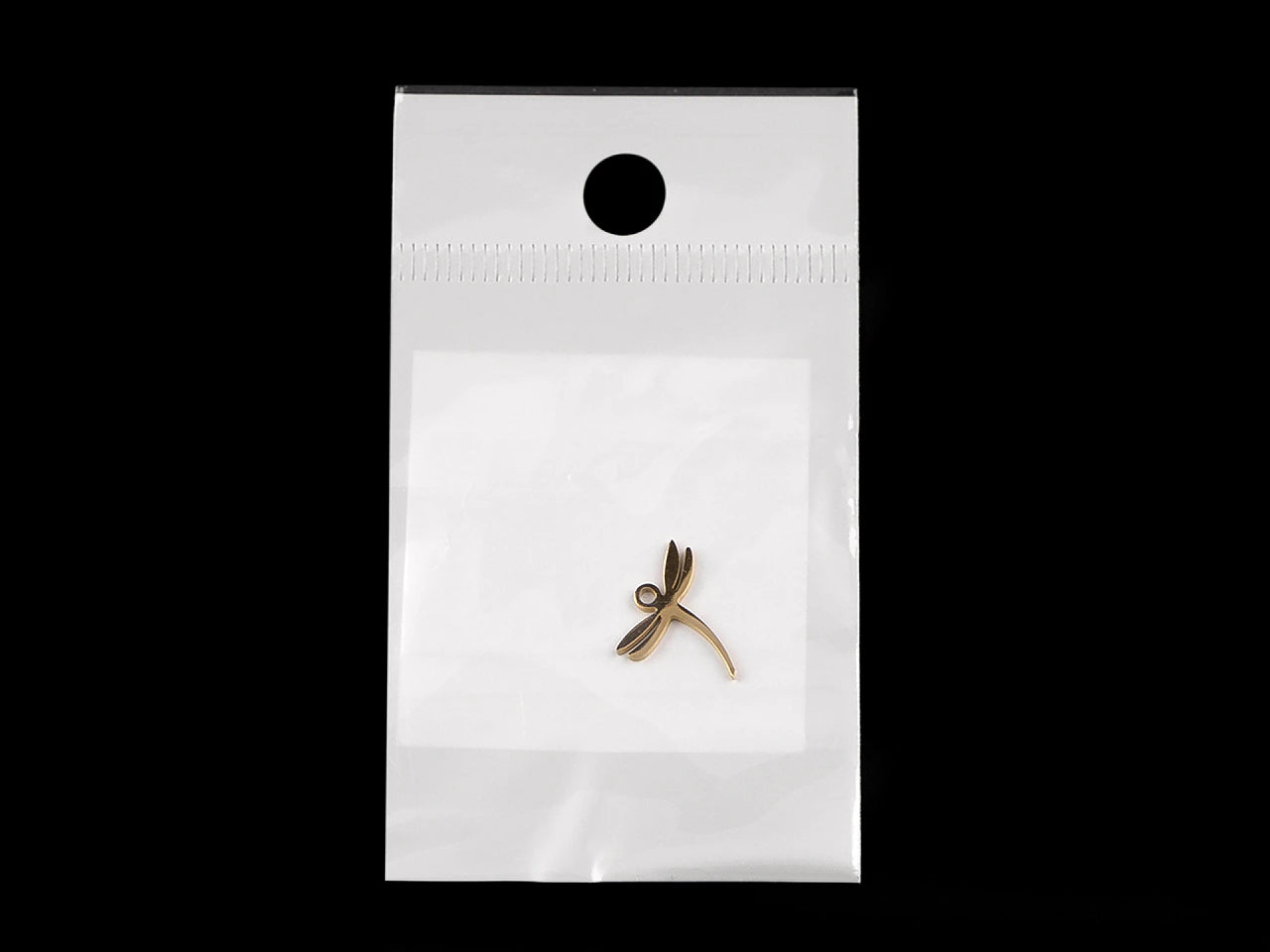 Image with metal pendant – dragonfly | various shades – available at Charlotte's Fabrics