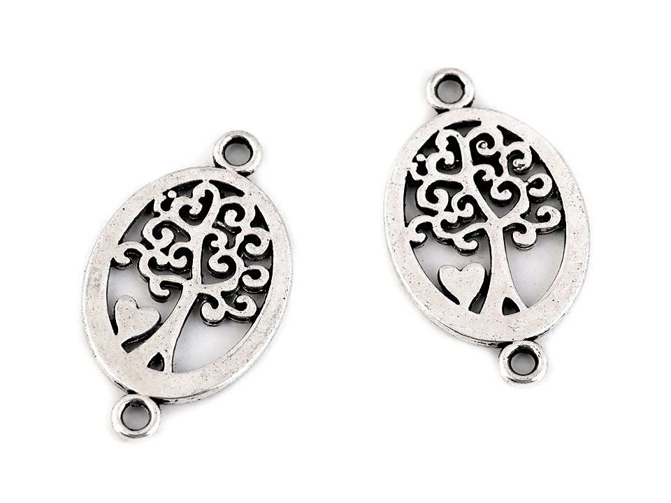 Image of Metal pendant – Butterfly, Mandala, Heart, Tree of Life – available at Šarlotes audumi