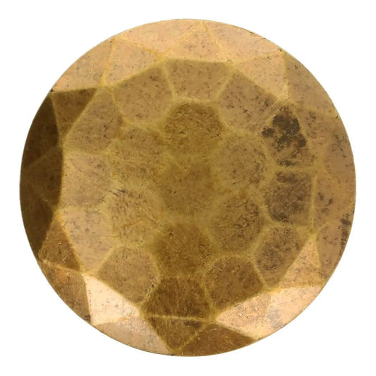 Metal button 38 mm - antique gold