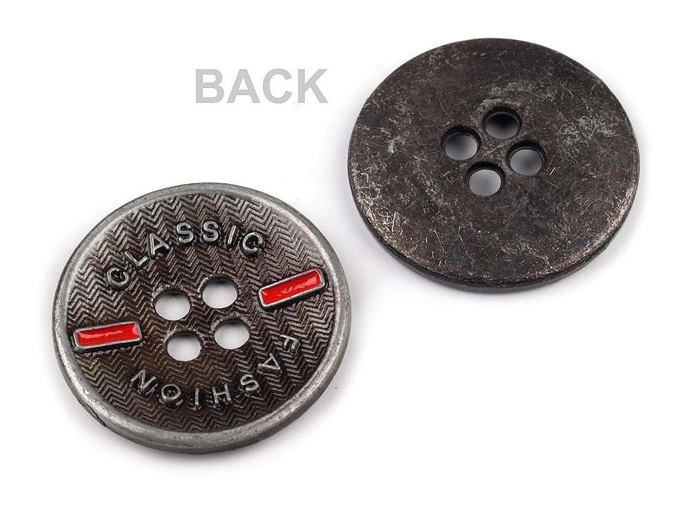alt
Image with Metal button “Classic” - 16.5 or 20.3 mm – available at Charlotte Fabrics