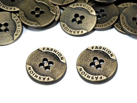 Metal buttons 20 mm - fashion