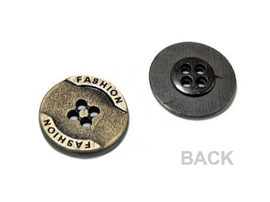 Metal buttons 20 mm - fashion