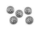 Black chrome-plated 22.5 mm