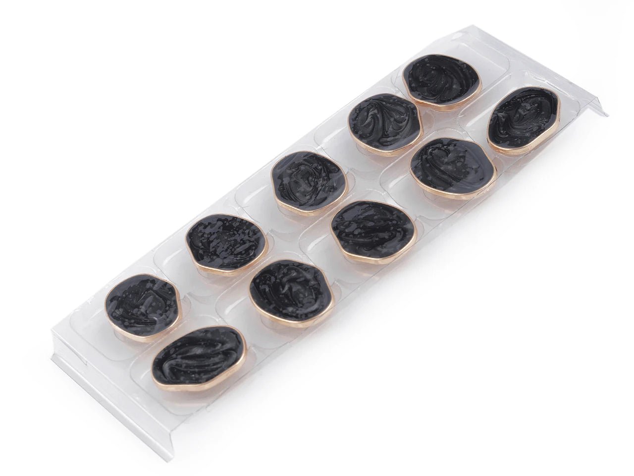 Image of metal buttons with shank – available at Charlotte's Fabrics