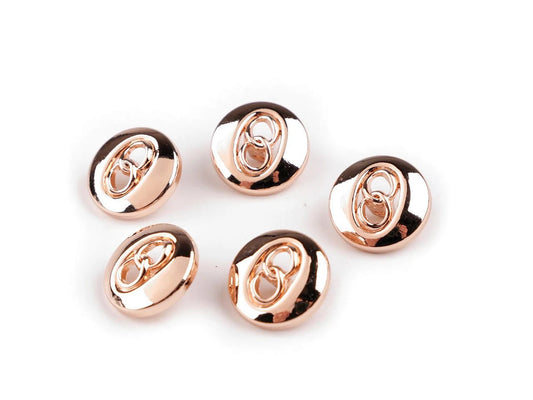 Metal buttons | elegant design | 18 mm