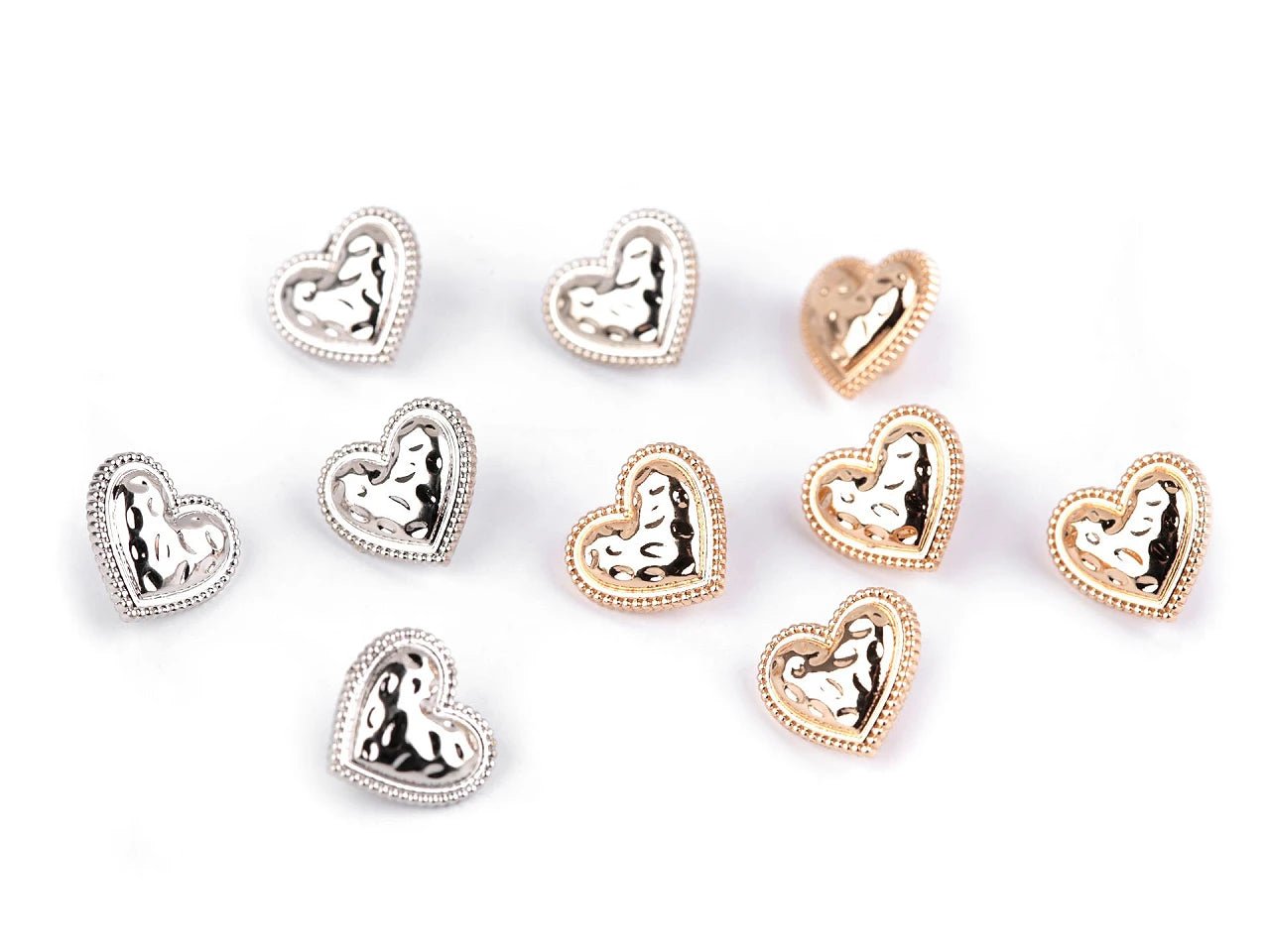 alt
Image of metal buttons on a shank 11 mm - gold or silver - available at Šarlotes audumi