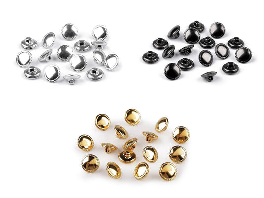 Metal shank buttons 12.7 mm | in various shades